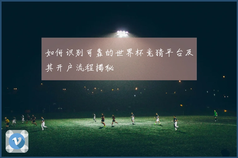 如何识别可靠的世界杯竞猜平台及其开户流程揭秘